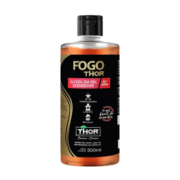 Álcool Gel Acendedor Thor 500 ml